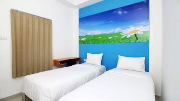 Standard-Zweibettzimmer | Schreibtisch, kostenloses WLAN