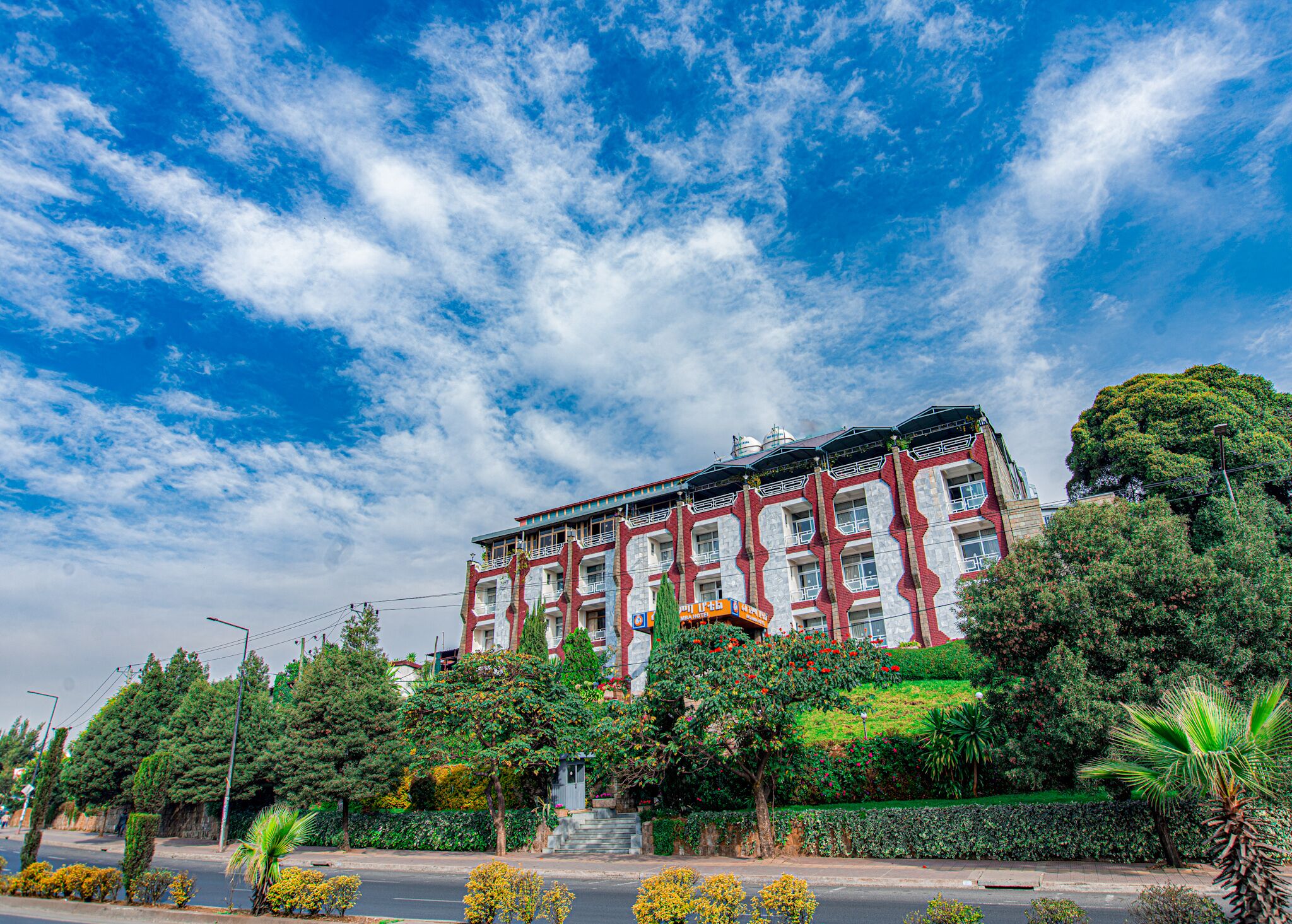 Facciata della struttura