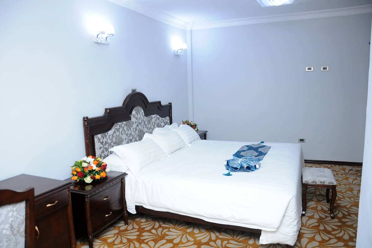 Egyptian cotton sheets, premium bedding, down duvets, memory-foam beds