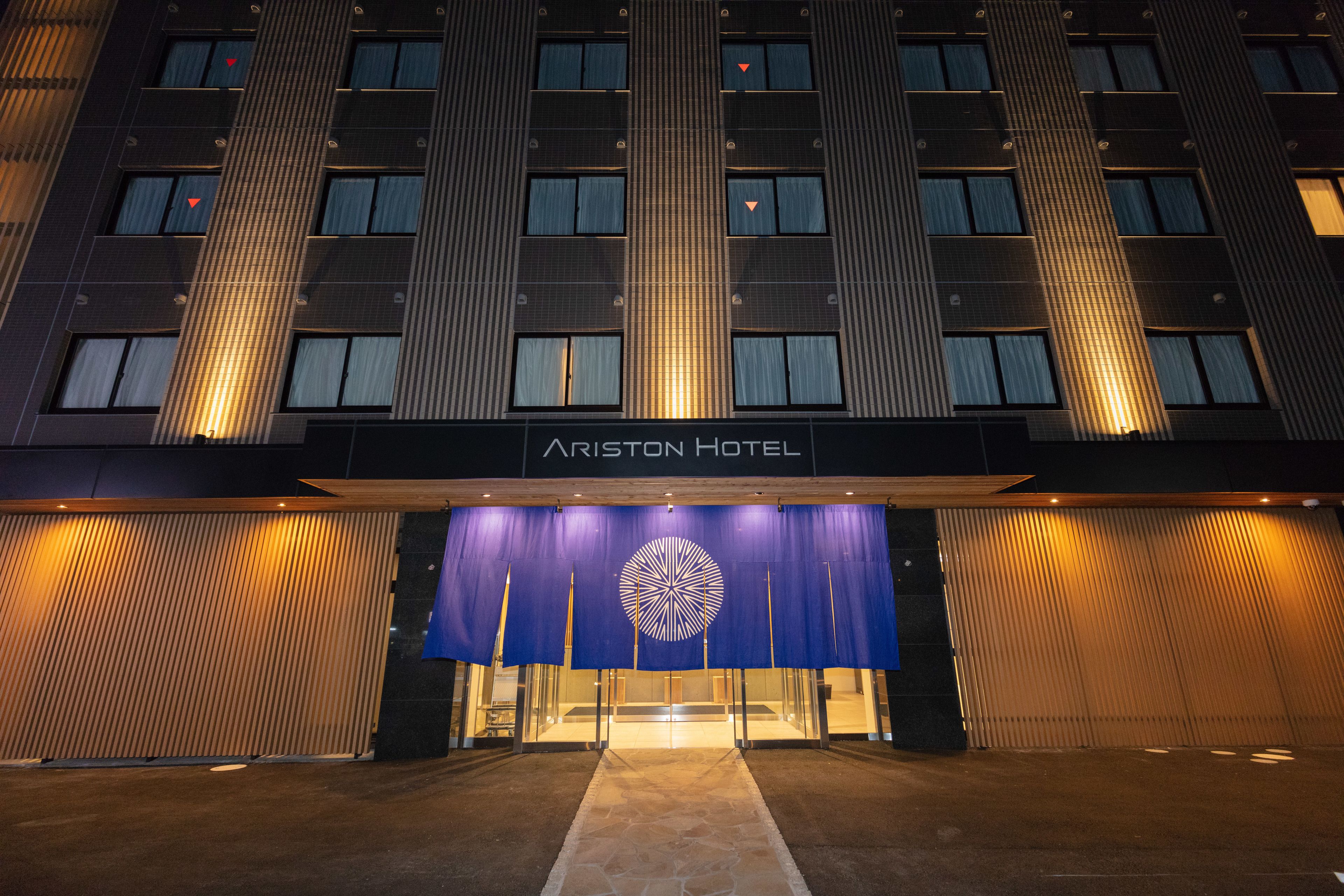 front of property – evening/night