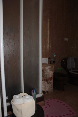 Bathroom shower - B&B Il Ciottolo (Genoa)