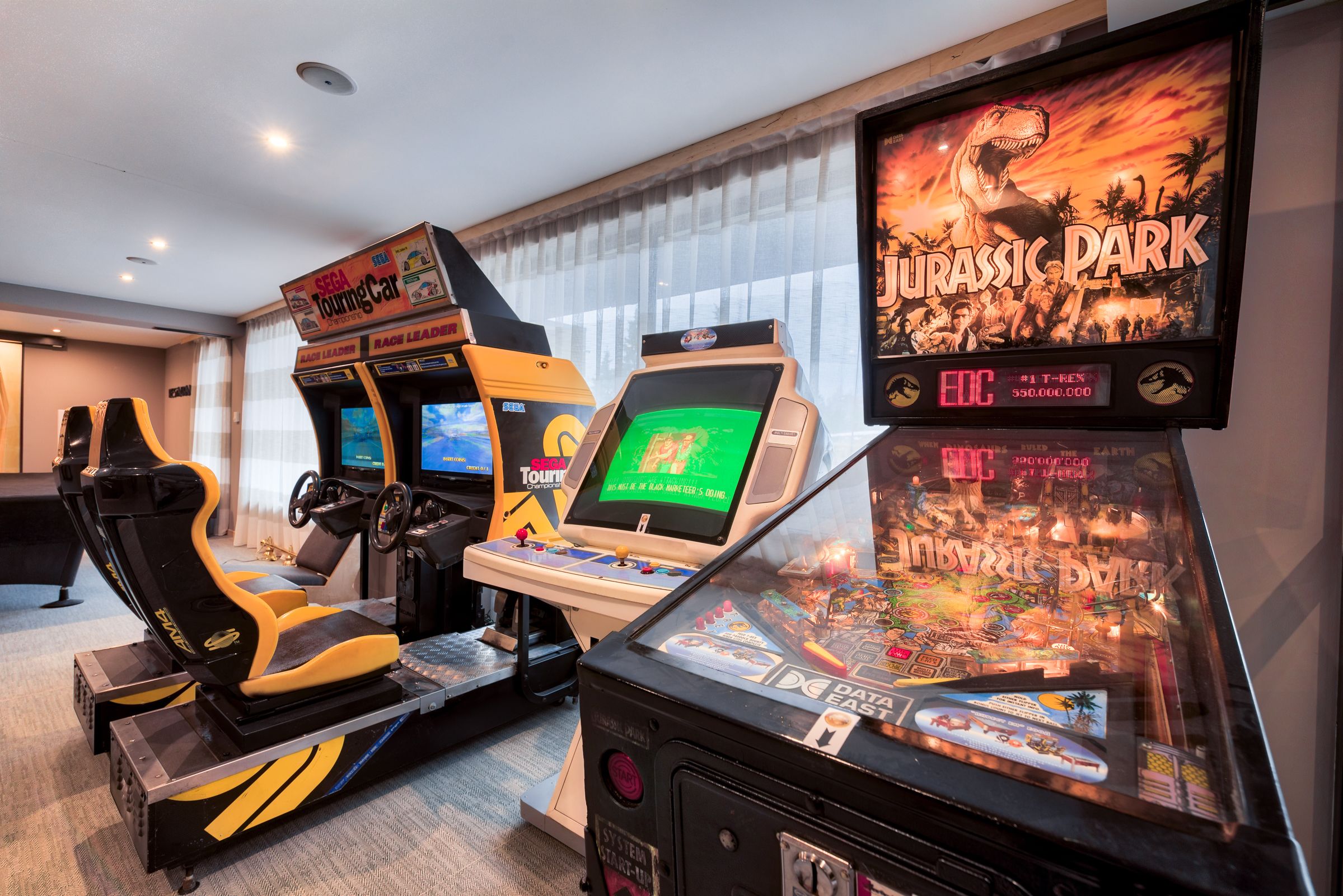 Área de juegos infantiles techada