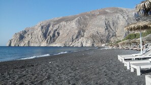 On the beach - Dolphins (Santorini)