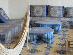 Comfort Double Room (Caroube) | Terrace/patio - Les Terrasses de l Atlas (Imoulass)