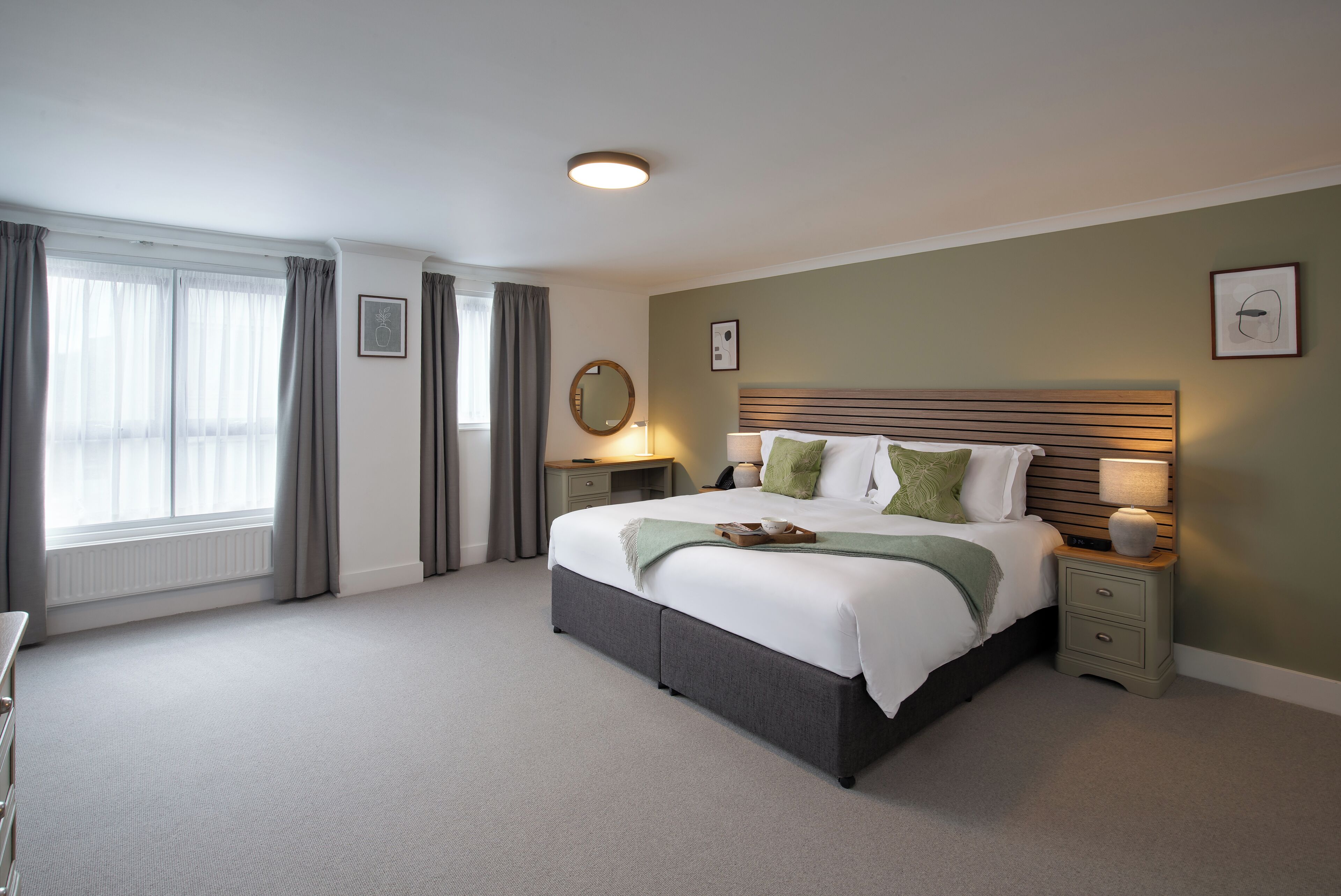 Lyxlägenhet - 3 sovrum - terrass - mezzanine | 1 sovrum, egyptiska bomullslakan och sängtillbehör av högsta kvalitet