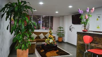 Sala de estar en el lobby