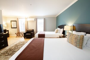 Standard Room, 2 Queen Beds, Non Smoking | Blackout drapes, iron/ironing board, free WiFi, bed sheets