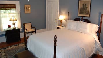 Room, 1 Full size or Queen size Bed, Shared Bathroom and Period Antiques | Iron/ironing board, free WiFi, bed sheets