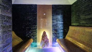 Sauna, hot tub, steam room