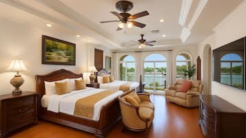 6 dormitorios, escritorio, tabla de planchar con plancha y cuna de viaje