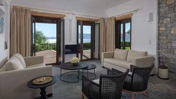 Smart-TV, Kamin, DVD-Player, Bücher