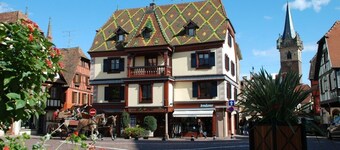 UUSI Sydämessä kaupungin Obernai Alsace, viehättävä ja viihtyisä duplex