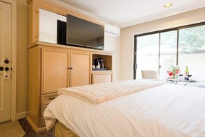 1 habitación, tabla de planchar con plancha, internet y ropa de cama