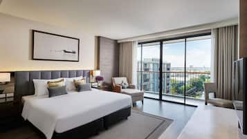 Habitación ejecutiva | 1 habitación, ropa de cama hipoalergénica y minibar