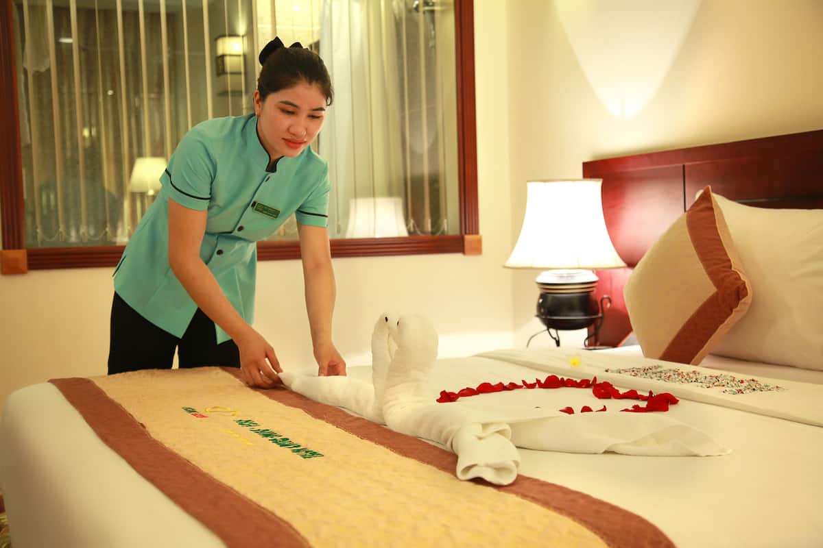Phòng đôi Superior, quang cảnh vườn | 1 phòng ngủ, minibar, bàn, màn/rèm cản sáng