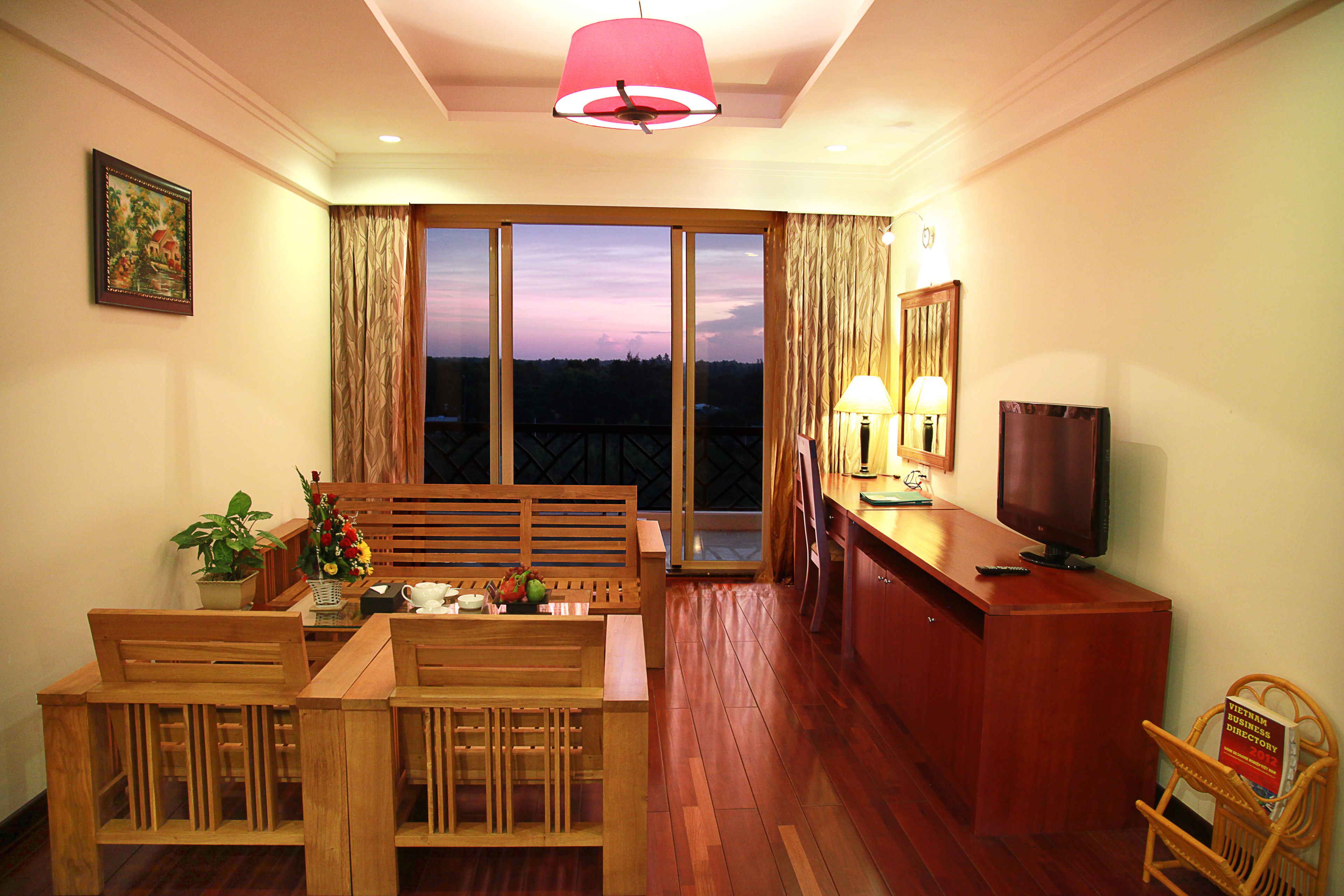 Suite (VIP ) | Woonkamer | Flatscreentelevisie