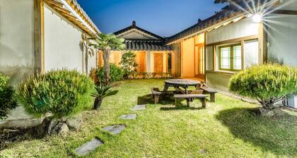 Stone Statue Village Hanok