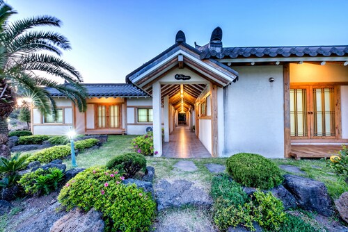 Stone Statue Village Hanok