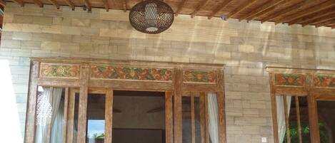 Quarto luxo | Terraço/pátio