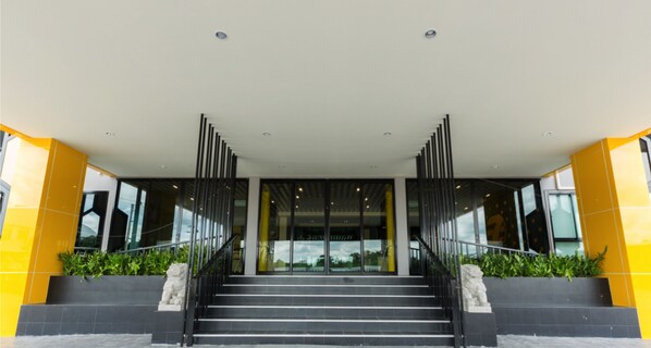 Voorkant van accommodatie