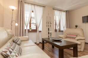 Living room - Erasmus Student Apartments (Kraków)
