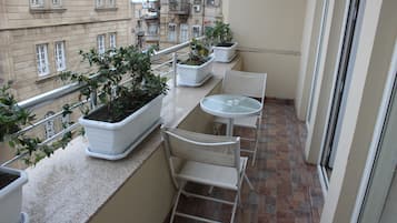 Deluxe Double Room, Balcony, Partial Sea View | Balcony