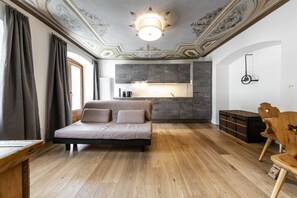 Private kitchenette - Hotel Münsterhof (Val Muestair)