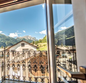 Double Room, Mountain View | View from property - Hotel Münsterhof (Val Muestair)