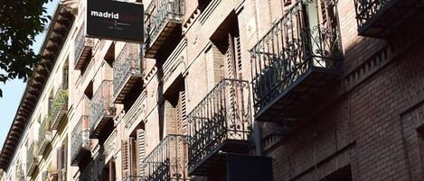 Majoituspaikan julkisivu