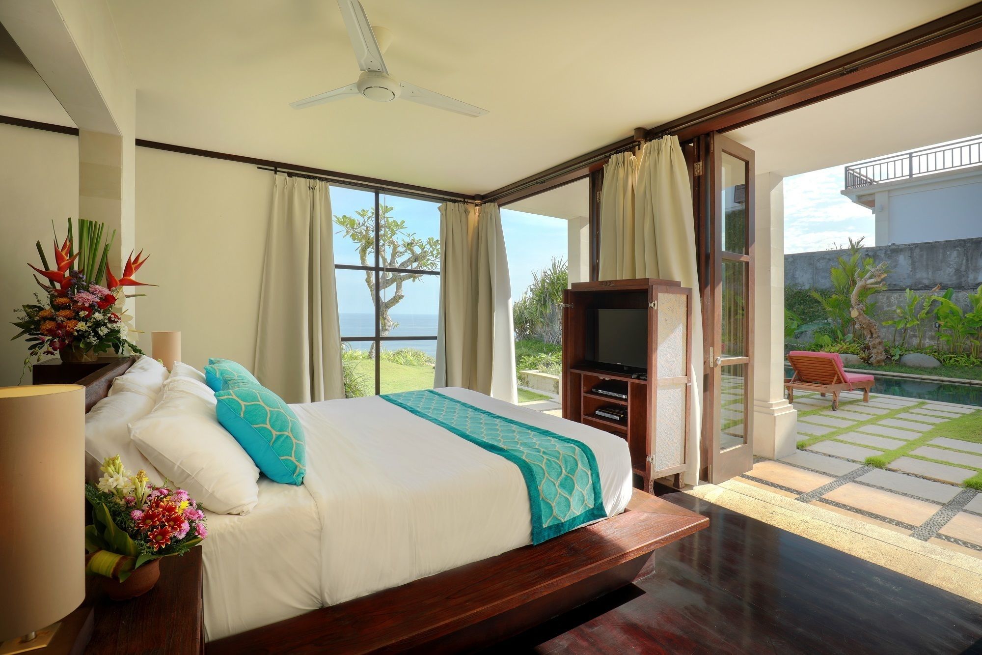 Exclusive Villa, 4 Bedrooms, Sea View | 4 bedrooms, in-room safe, iron/ironing board, free WiFi