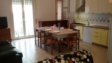 Apartment, 3 Bedrooms | Living area | TV