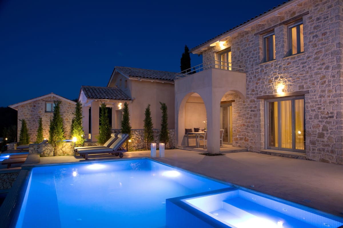 Villa Deluxe, 2 camere da letto, piscina privata (Ioni) | Terrazza/patio