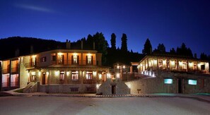 Front of property – evening/night