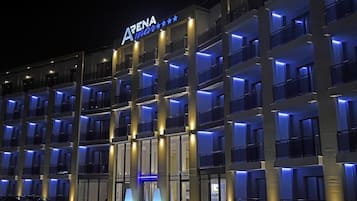 Façade de l’hébergement - soirée/nuit