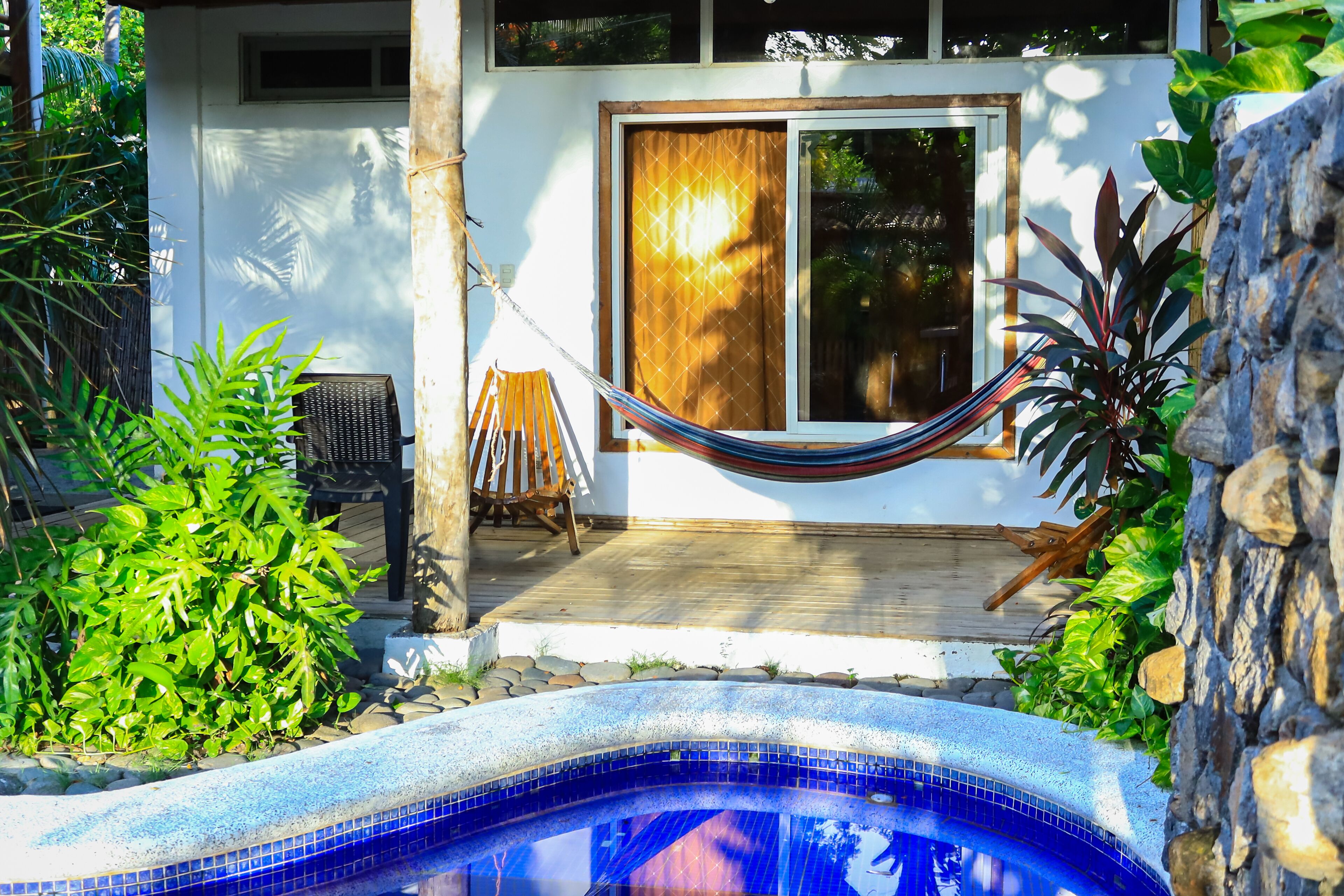 comfort studio, poolside | terrace/patio