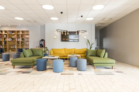 Sala de estar en el lobby