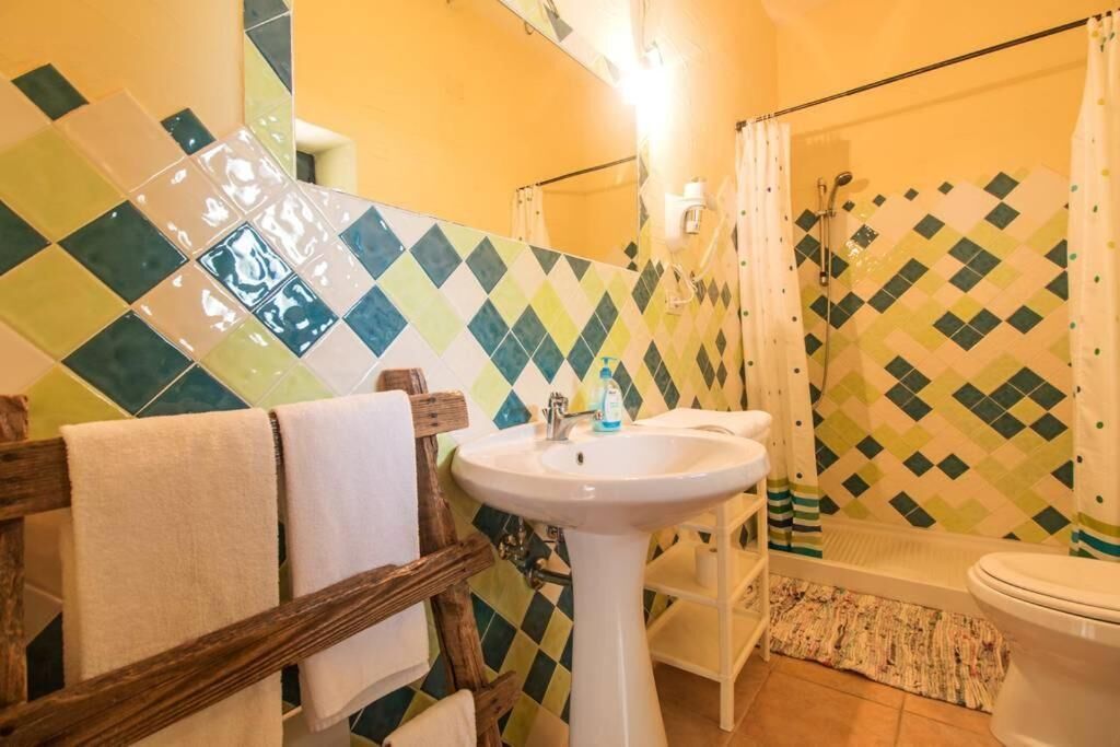 Hair dryer, bidet, towels