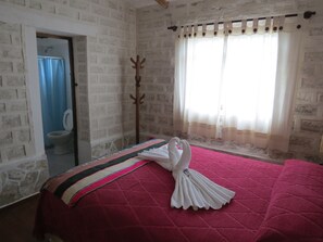 Kamar Double Deluks | Kamar mandi | Shower, perlengkapan mandi gratis,  dan handuk