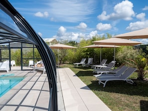 Seasonal outdoor pool