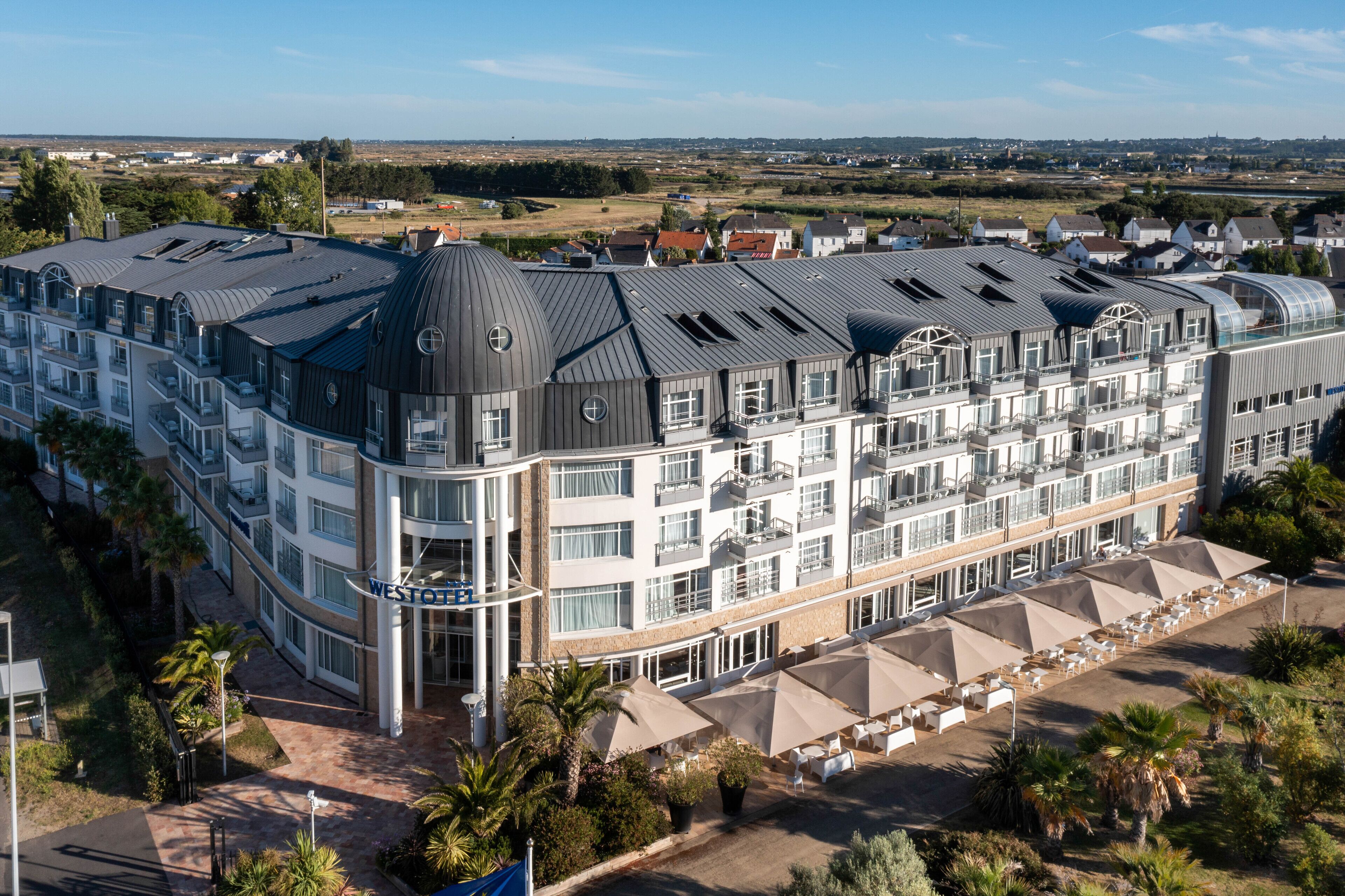 Façana frontal de l'allotjament