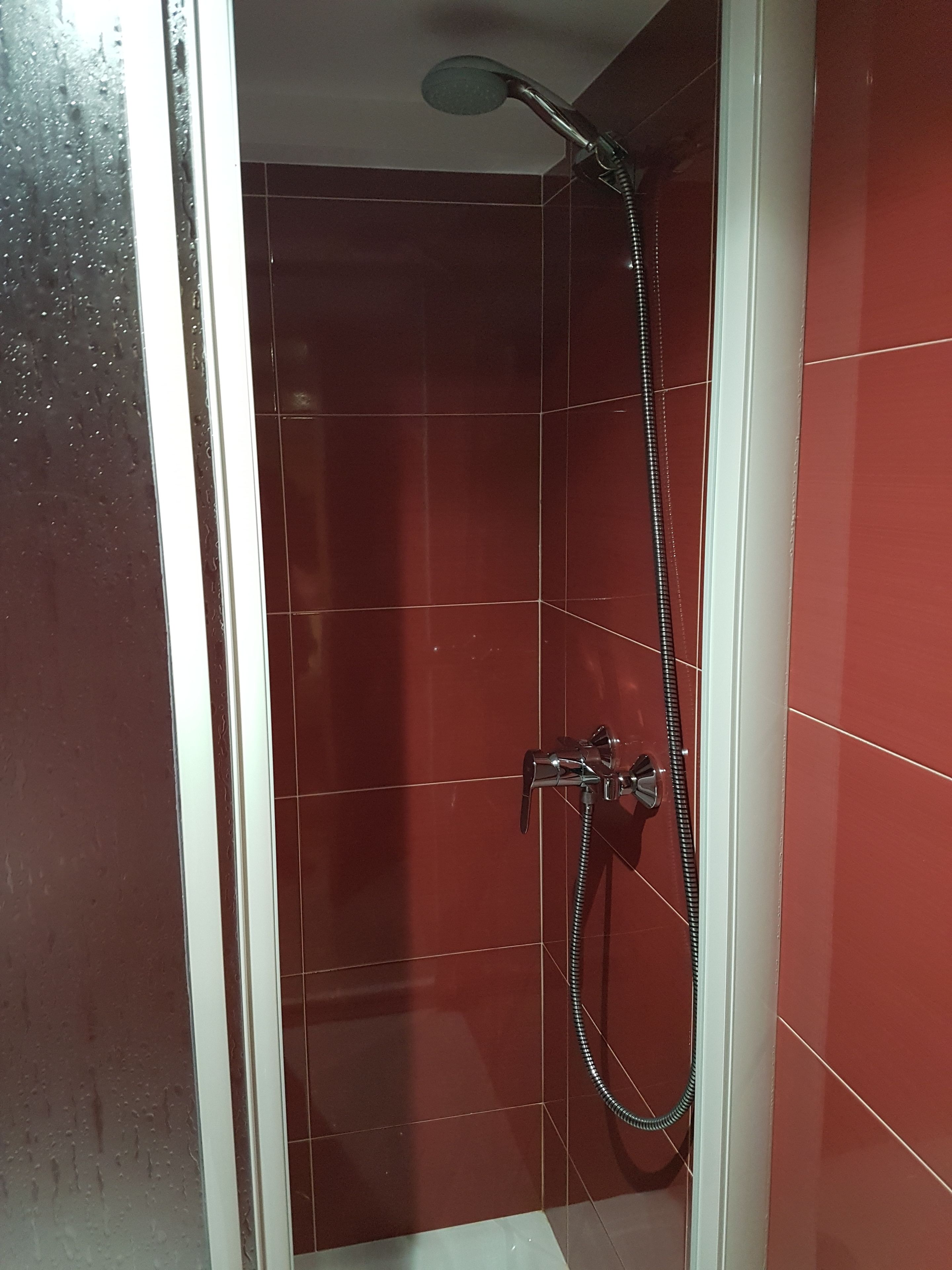 deluxe double room, 2 single beds | bathroom shower