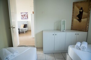Apartment, Sea View, Beachfront | Living area | Flat-screen TV - On the Wave Studios (Sithonia)
