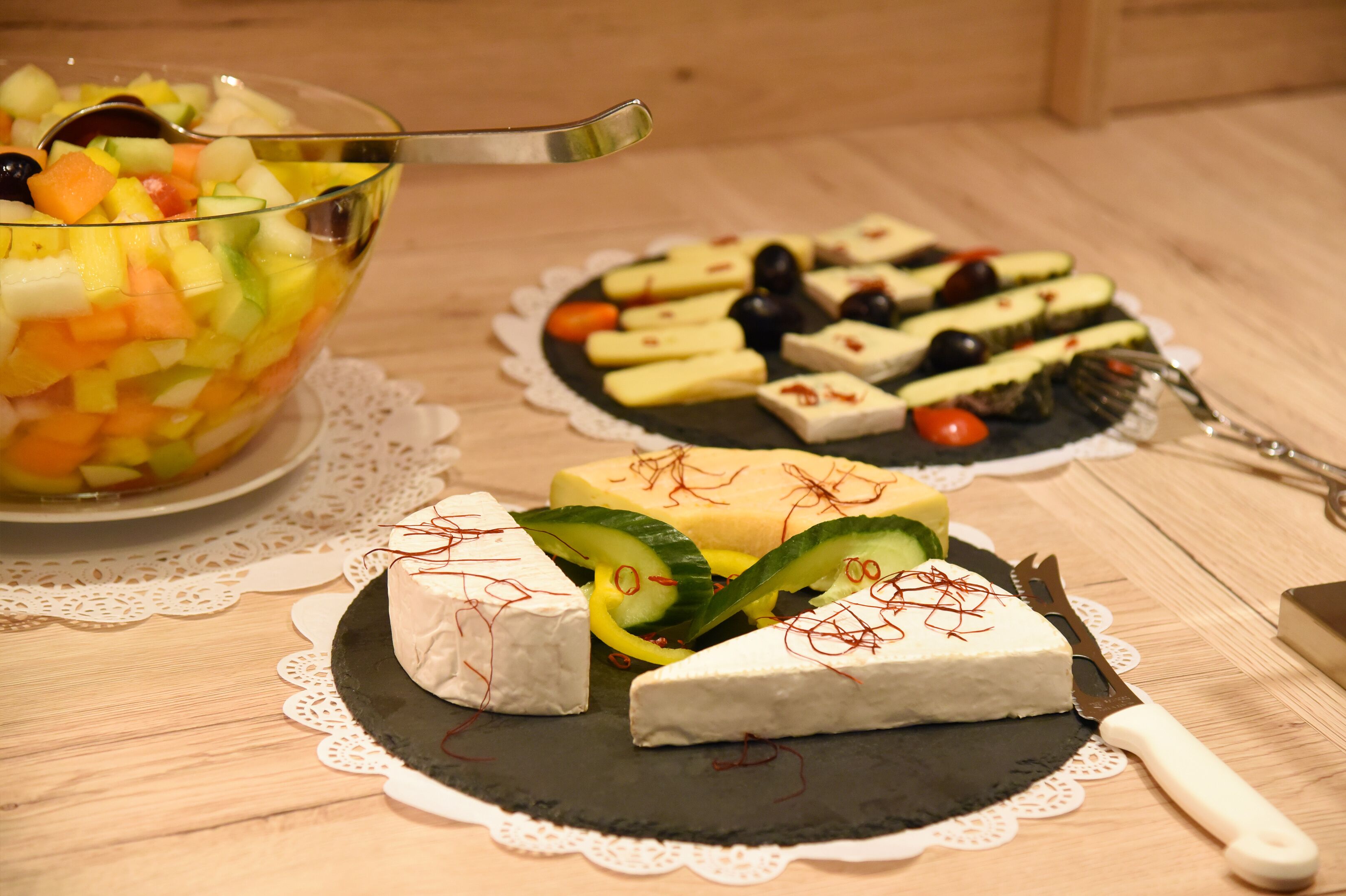 daily buffet breakfast (eur 19 per person)