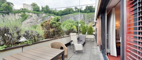 Comfort tweepersoonskamer, balkon | Terras