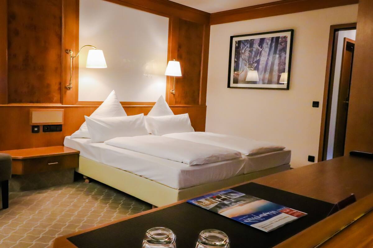 standard double room | desk, blackout curtains, soundproofing, iron/ironing board