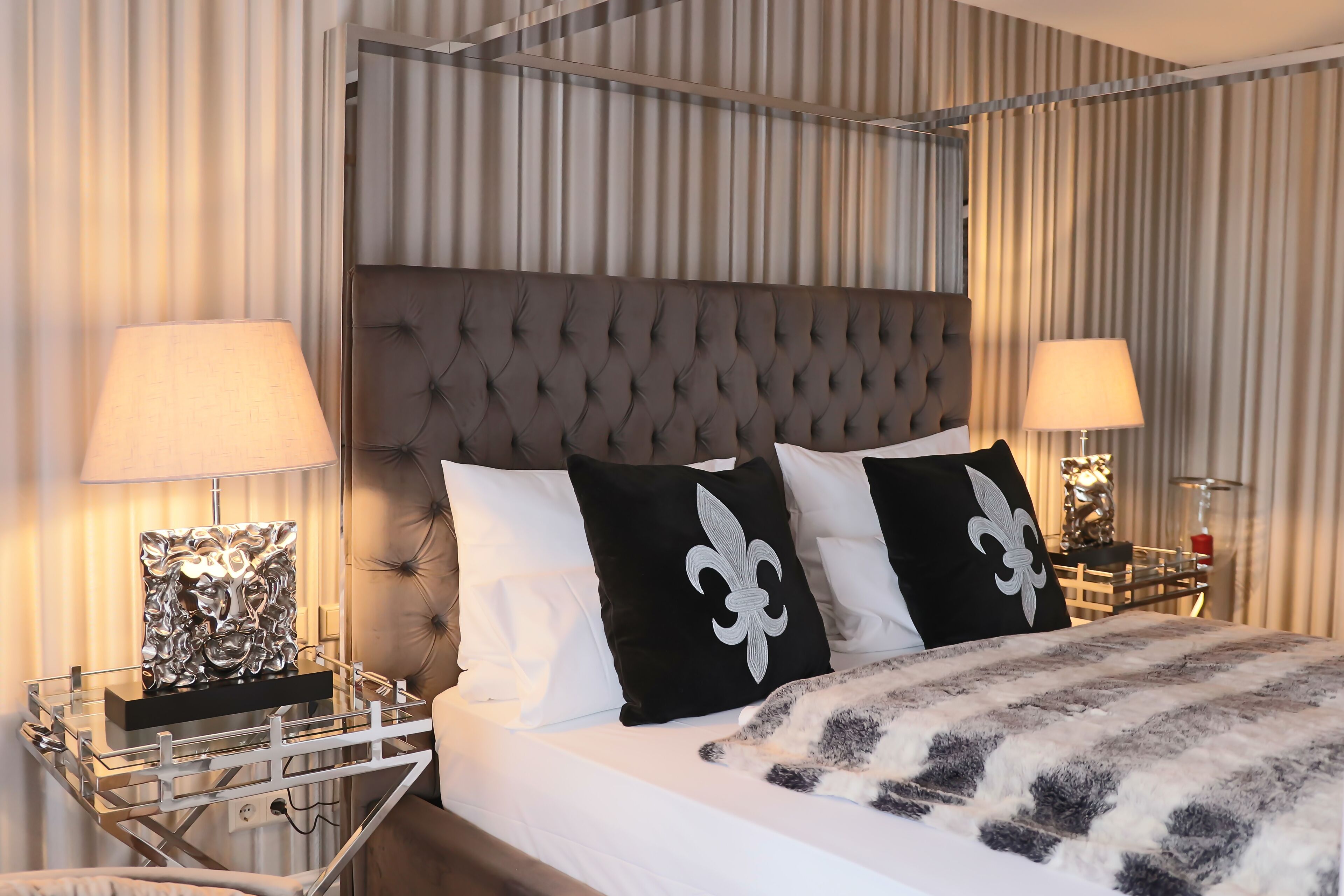 deluxe double room | desk, blackout curtains, soundproofing, iron/ironing board