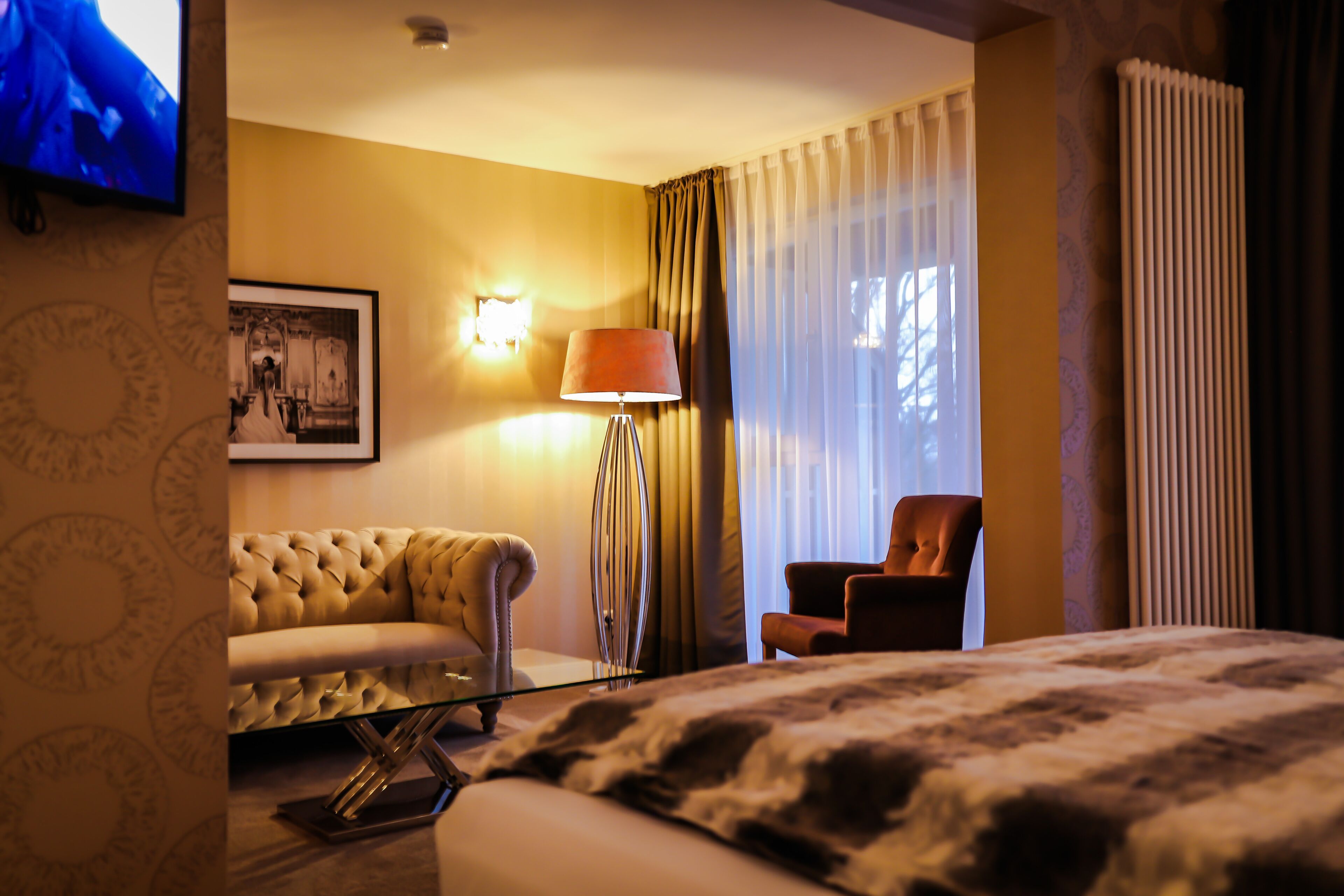 junior suite | desk, blackout curtains, soundproofing, iron/ironing board