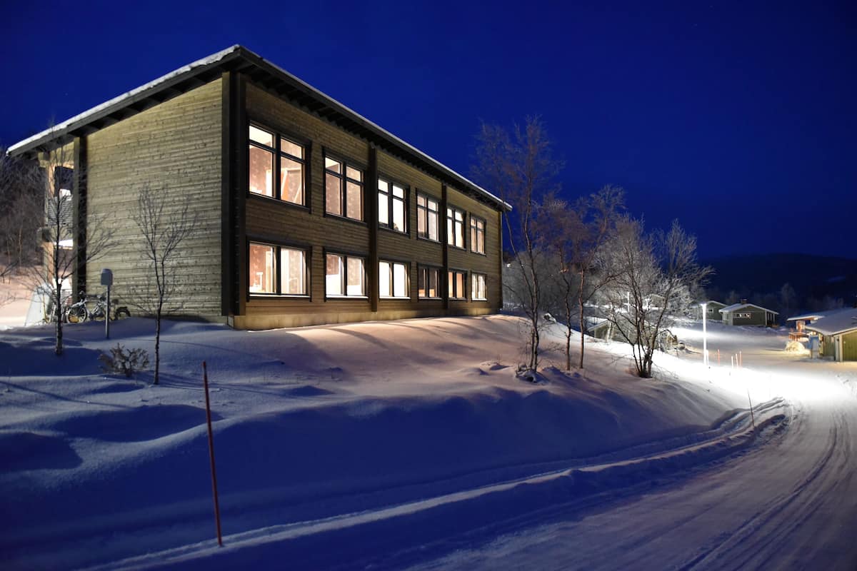 front of property – evening/night