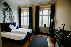 Premium bedding, in-room safe, soundproofing, iron/ironing board