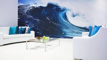 Sala de estar en el lobby